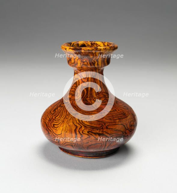 Broad Pear-shaped  Jar with Everted Mouth Rim, Tang dynasty (618-906). Creator: Unknown.