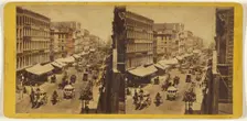 Broadway, looking North from Houston St., about 1869-1879. Creator: E. & H.T. Anthony