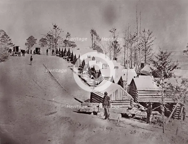 Broadway Landing, Appomattox River, 1864. Creator: William Frank Browne.