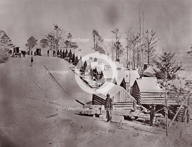 Broadway Landing, Appomattox River, 1864. Creator: William Frank Browne.