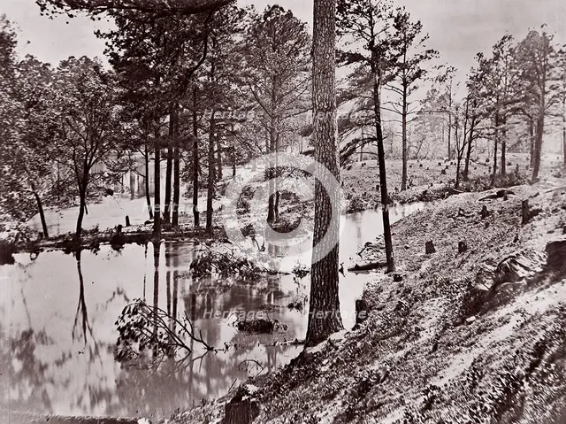 Broadway Landing, Appomattox River, 1864. Creator: William Frank Browne.
