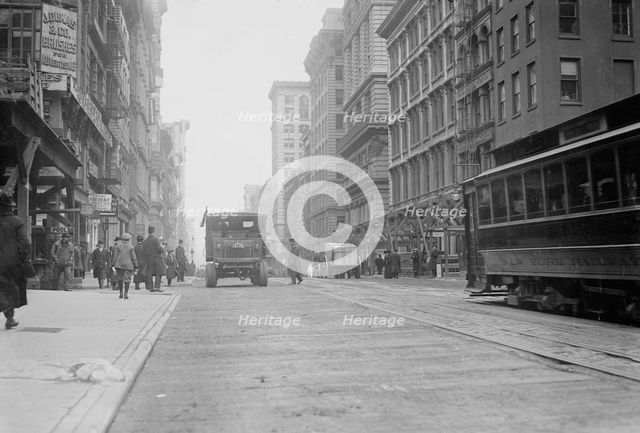 Broadway North from Worth Street Dec. 1913. Creator: Bain News Service.