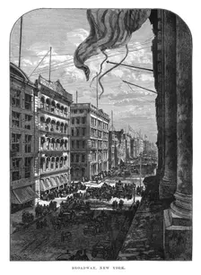 Broadway, New York, 19th century