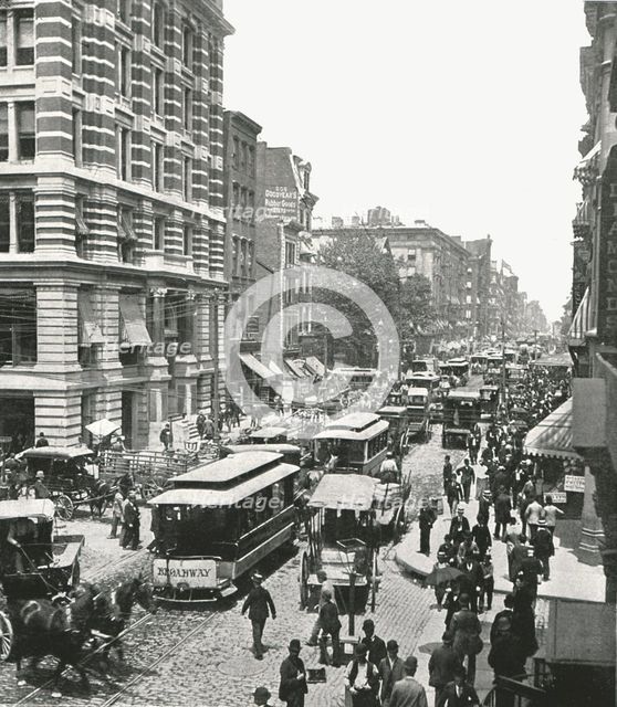 Broadway, New York, USA, 1895. Creator: Unknown.