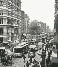 Broadway, New York, USA, 1895. Creator: Unknown