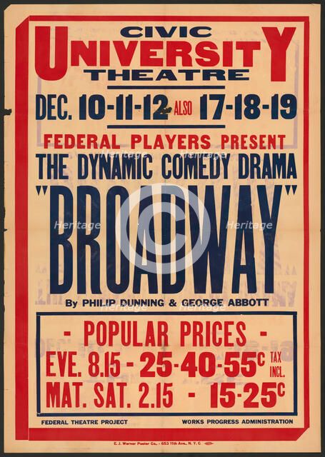 Broadway, Syracuse, 1936. Creator: Unknown.