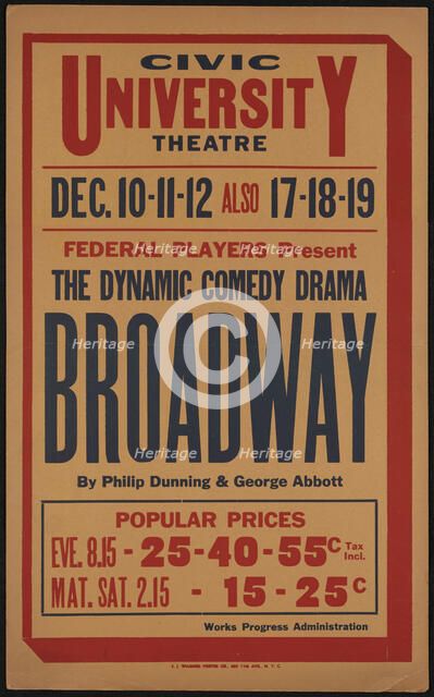 Broadway, Syracuse, NY, 1936. Creator: Unknown.