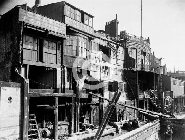 Broadway Wharf, Limehouse, Tower Hamlets, London. Artist: Unknown