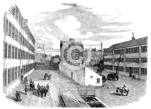 Broadwood's Pianoforte Manufactory, Horseferry-road, Westminster, 1858.  Creator: Unknown.