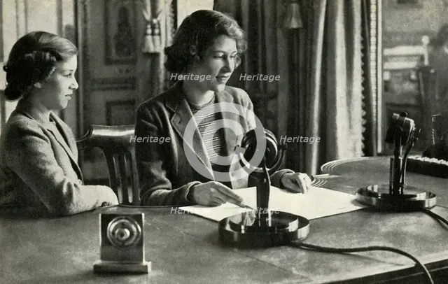 'Broadcasting to the Children of the Empire - 13th October, 1940', 1947. Creator: Unknown.