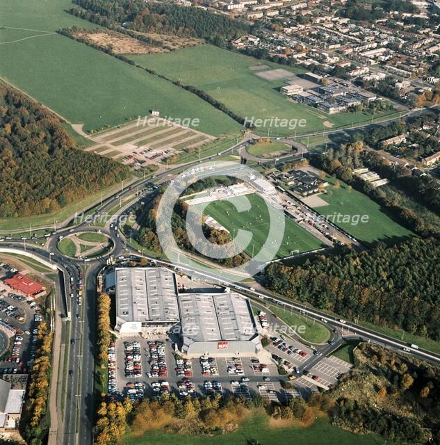 Broadhall Way Football Ground, Stevenage, Hertfordshire, 1988. Artist: Unknown.