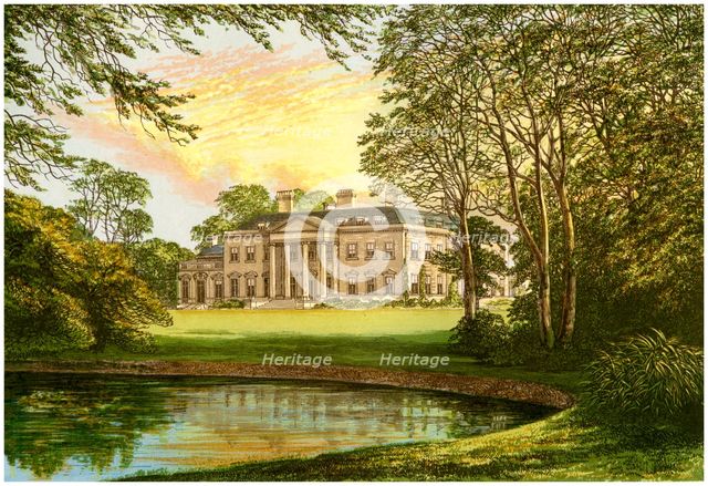 Broadlands, Hampshire, home of the Cowper-Temple family, c1880. Artist: Unknown