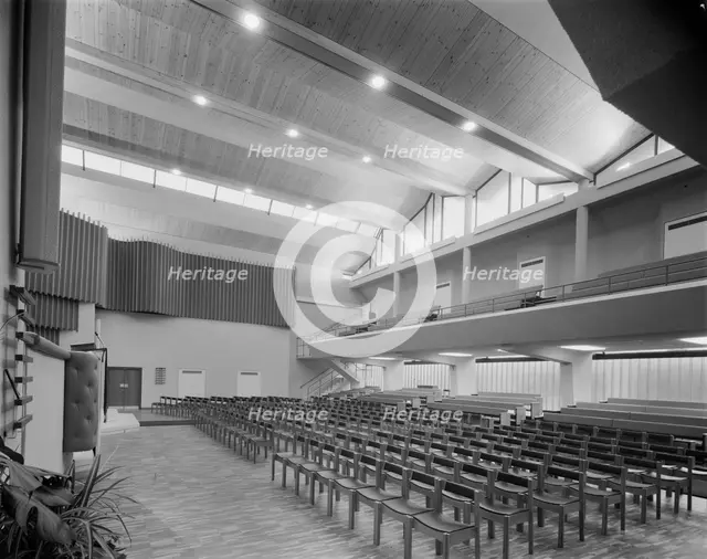 Broadmead Baptist Church, Union Street, Broadmead, Bristol, 02/12/1969. Creator: John Laing plc.