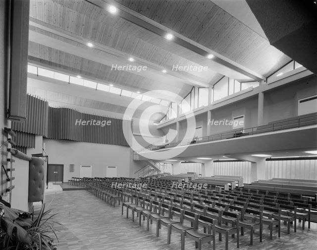 Broadmead Baptist Church, Union Street, Broadmead, Bristol, 02/12/1969. Creator: John Laing plc.