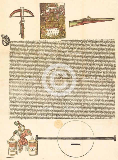 Broadside: An Invitation to an Arms Competition, in or after 1501. Creator: Unknown.