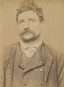 Broggio. (Roche), Bernard. 39 ans, né en Italie. Journalier. Association de malfaiteurs. 2..., 1894. Creator: Alphonse Bertillon
