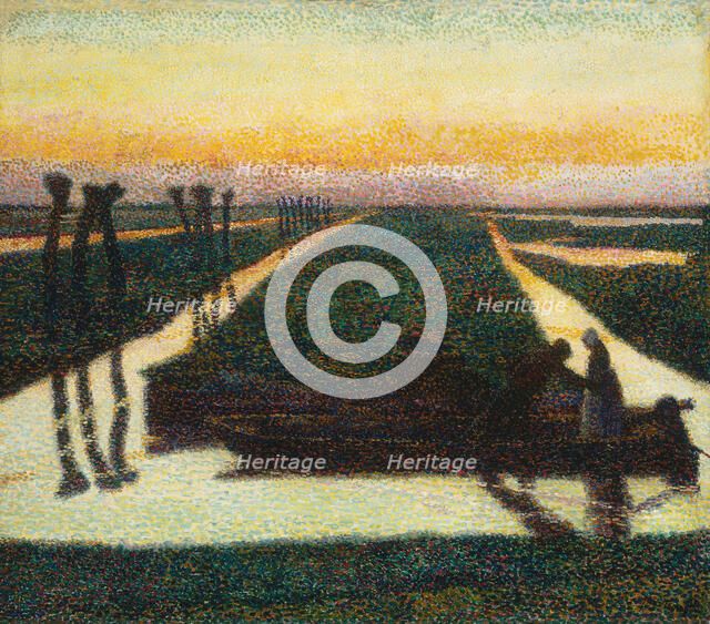 Broek in Waterland, 1889. Creator: Jan Toorop.