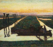 Broek in Waterland, 1889. Creator: Jan Toorop
