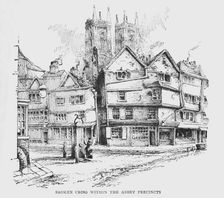 Broken Cross Within The Abbey Precincts c1897. Artist: William Patten