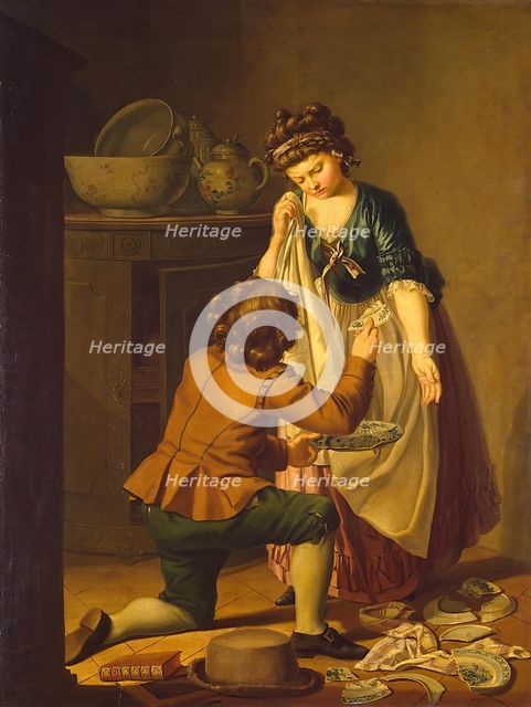 Broken Dishes, 1781. Creator: Per Hillestrom.