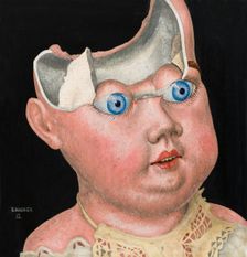Broken doll's head, 1932. Creator: Wacker, Rudolf (1893-1939)