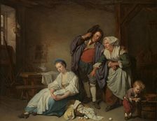 Broken Eggs, 1756. Creator: Jean-Baptiste Greuze