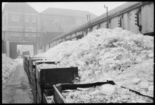 Broken glass, Wear Flint Glass Works, Alfred Street, Millfield, Sunderland, 1961. Creator: Eileen Deste