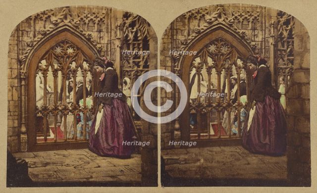 Broken Vows, about 1860. Creator: London Stereoscopic & Photographic Co.