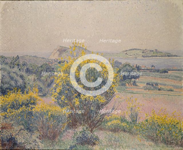 Broom, Le Brusq, 1925. Artist: Lucien Pissarro.