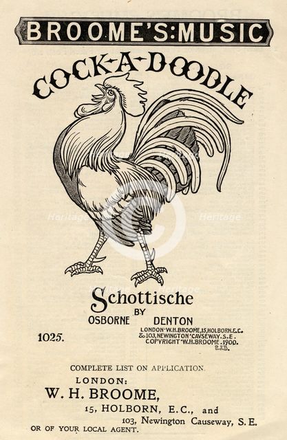 Broome's Music, 1910s. Artist: Unknown