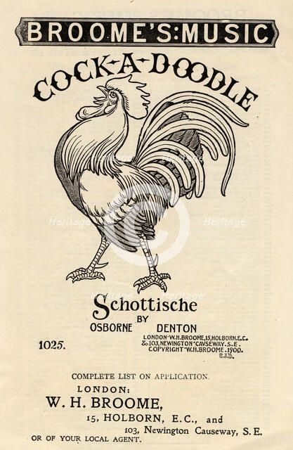 Broome's Music, 1910s. Artist: Unknown