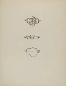 Brooch, 1935/1942. Creator: Dorothy Dwin