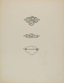 Brooch, 1935/1942. Creator: Dorothy Dwin