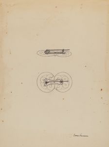 Brooch, 1935/1942. Creator: Irene Lawson