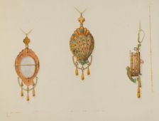 Brooch, 1935/1942. Creator: John H. Tercuzzi