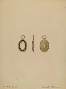 Brooch, 1935/1942. Creator: William P. Shearwood