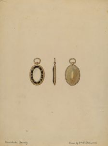 Brooch, 1935/1942. Creator: William P. Shearwood