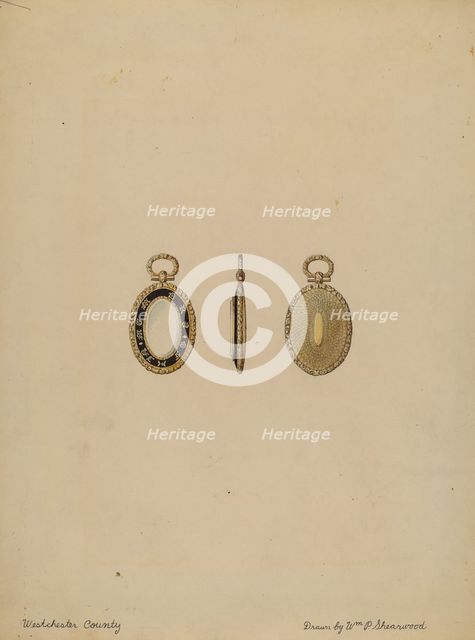 Brooch, 1935/1942. Creator: William P. Shearwood.