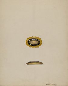 Brooch, 1936. Creator: Florence Stevenson
