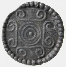 Brooch, Merovingian, 8th-9th century. Creator: Unknown