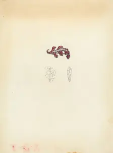 Brooch, c. 1940. Creator: Isidore Steinberg
