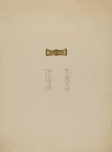 Brooch, c. 1936. Creator: Marie Mitchell