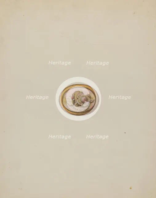 Brooch, c. 1936. Creator: Bertha Semple.