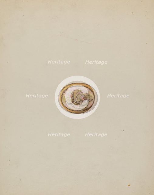 Brooch, c. 1936. Creator: Bertha Semple.