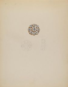 Brooch, c. 1936. Creator: Doris Beer
