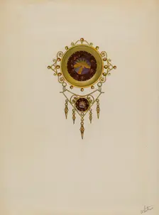 Brooch, c. 1936. Creator: Edward White