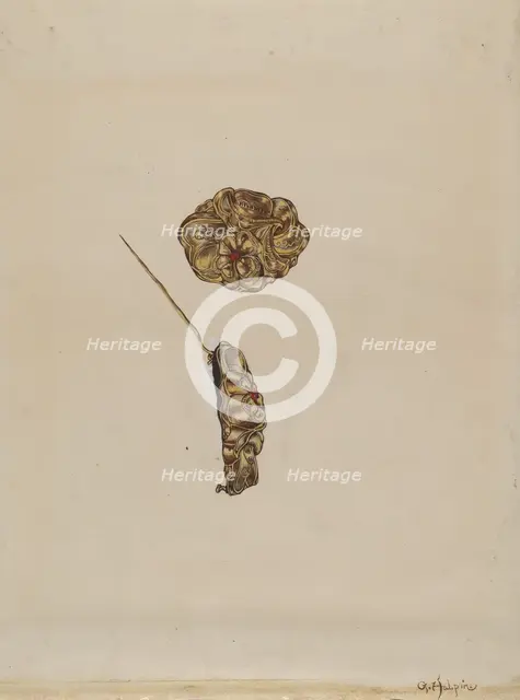 Brooch, c. 1936. Creator: Grace Halpin.