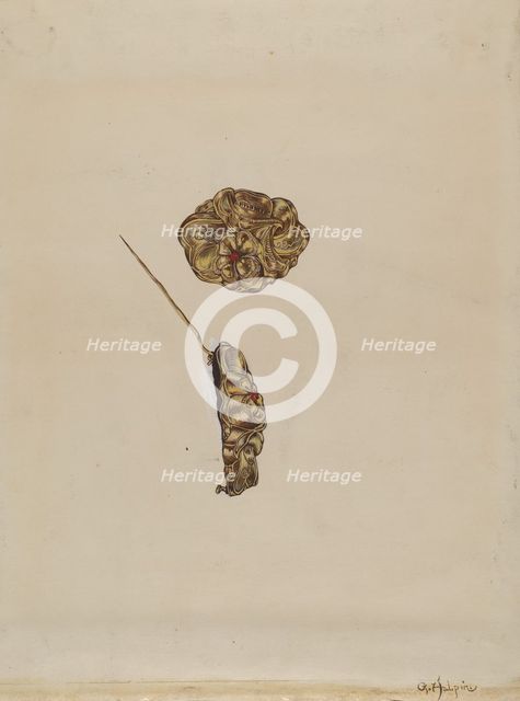 Brooch, c. 1936. Creator: Grace Halpin.