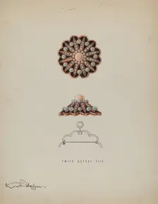 Brooch, c. 1936. Creator: Kurt Melzer