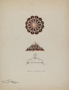 Brooch, c. 1936. Creator: Kurt Melzer